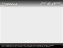 Tablet Screenshot of hotelpuntamorro.com